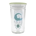 MAM Easy to Drink Toddler Cup | 290ml | 360° Rim for Sipping at Any Angle | Clear Like Glass | Easy to Hold | One Piece Soft Silicone Valve | Baby Accessories | Green