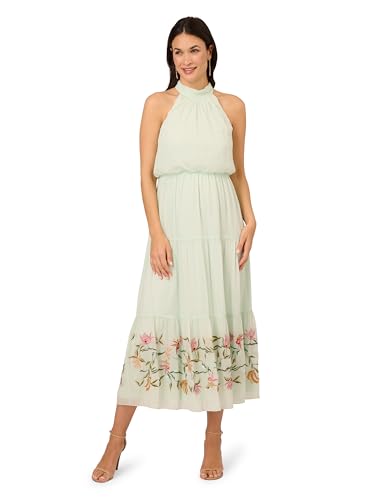 Image of Adrianna Papell Womens Beaded Cocktail Dress