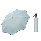 3. Resistente al viento: este paraguas resistente al viento es lo suficientemente flexible como para soportar el viento potente sin volverse al revés.