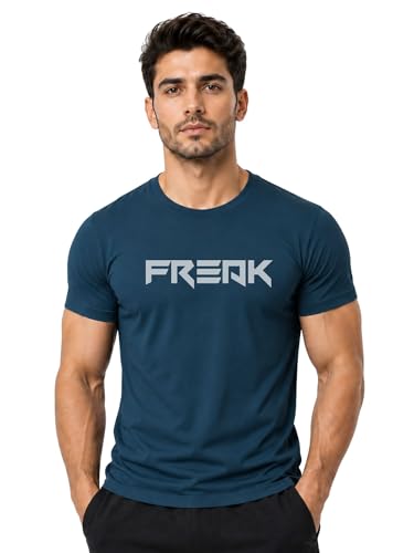 Image of 3Colours RGB Men's Gym Wear T-Shirt - Moisture-Wicking, Quick-Dry, Athletic Fit Workout Tee -Freak