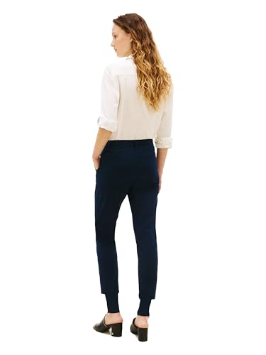 Image of Tommy Hilfiger Women's Twill Slim Chino Pants with Stretch Mid Rise Ankle Pants