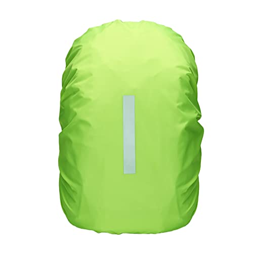 Colorful 20L Wasserdichter Regenschutz Bergsteigen Rucksack Waterproof Rain Cover Outdoor Reflektierend Wanderrucksack Regenschutz für Radfahren/Wandern/Camping/Reisen (Green) Cover