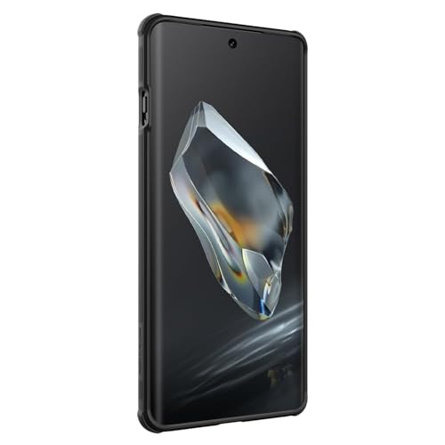 Image of PRITO Nilkin Classic Series Compatible for OnePlus 12 R (1+12R) Case with Camera Cover, [Camera Lens Protector] [Scratch-Resistant] [360 Full Protection] Shockproof Slim Phone Case (Black, 1+12 R)