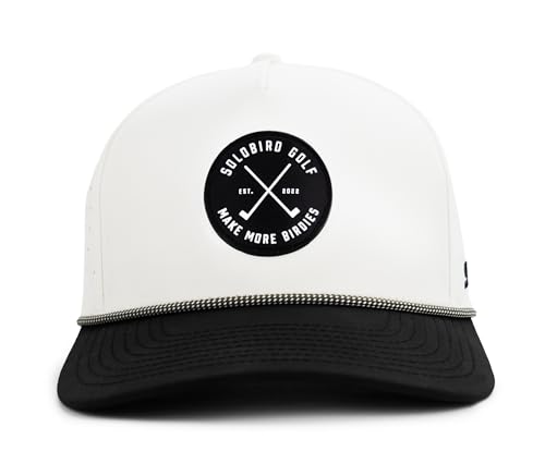 Image of Golf Hat for Men - Golf Snapback - Fun Hat for Golfing - Rope Golf Hat for Men and Women - Make More Birdies