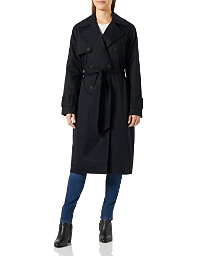 Tamaris Damen Trenchcoat ARNI Schwarz 38