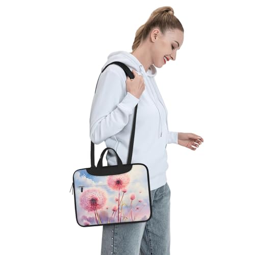 Maletín para portátil impermeable 14 pulgadas rosa miniatura 3