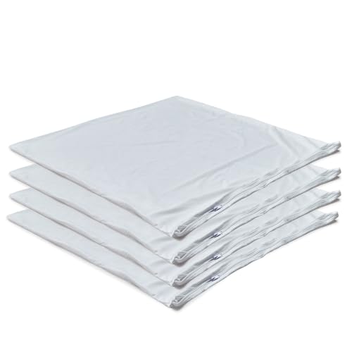 4 Pack Waterproof Down Feather Proof Pillow Protectors...