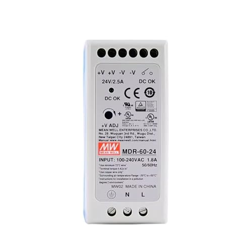 Alimentation rail MDR-60 avec protection contre surtensions et courts-circuits - 3