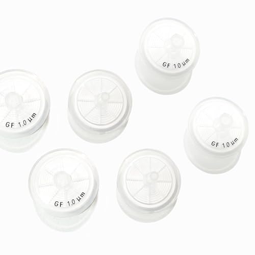 Image of Glass Fiber (GF) Syringe Filters 25mm Diameter 1.0μm Pore Size for Pre-Filtration Filters [CASE of 100pcs] by Allpure Biotechnology