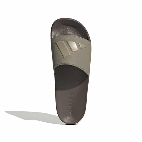 Image of adidas Women ADILETTE SHOWER Synthetic Swim Slide FTWWHT /GOLDMT /BOGOLD | LUT50