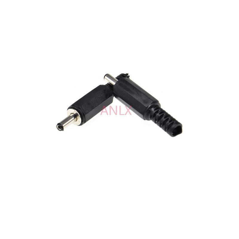 10PCS DC002 3.5 * 1.35MM Power Plug Jack Connector Male Welding line DC-002