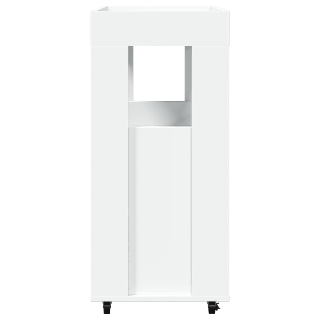 Homgoday Carrello da bar bianco 60 x 39,5 x 89 cm, in legno ingegnerizzato, mobile da bar, tavolo da vino per liquori e bicchieri, credenza per buffet, portabottiglie per vino, mobile da bar per