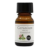 天然100% 精油 エッセンシャルオイル (10ml, ゼラニウム)