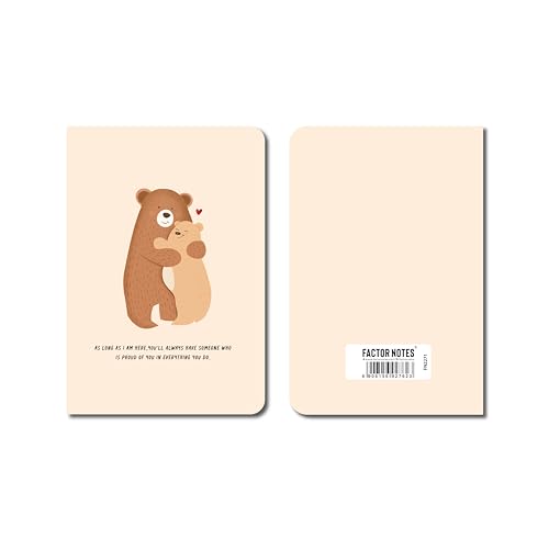 Image of FACTOR NOTES A6 Notebook (Always Proud of You) | Ruled, 160 Pages, 90 GSM Thick Paper | Cute Aesthetic Notebook for Women