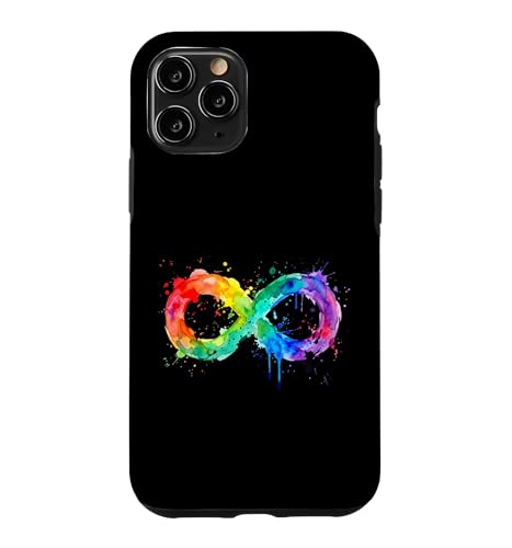 Neurodivergent ���C���{�[ �X�v���b�V�� �C���t�B�j�e�B �A�_���g�A�[�g �X�}�z�P�[�X iPhone 11 Pro �p