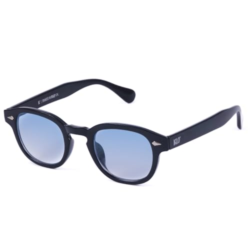 KISS DEPP ICONIC Sunglasses Men Women – Moscot Style Vintage Inspired by Johnny Depp – Frame with Studs & UV Lenses