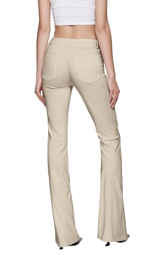 Hybrid & Company Womens Hyper Ultra Stretch Comfy Boot Cut Leg Flare Work Casual Pants3