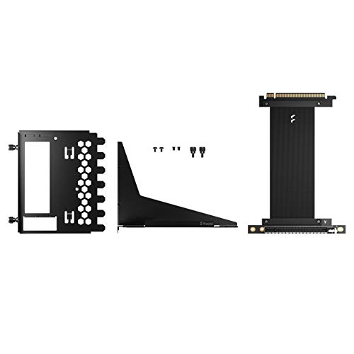 Fractal Design Flex B-20 PCIe Riser Kabel mit Halterung zur vertikalen Montage von GPUs (20 cm) – Bild 2