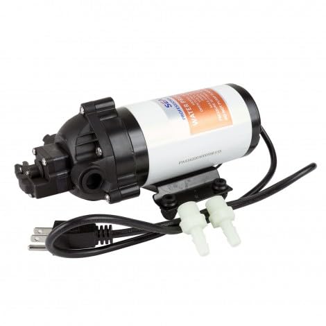 SEAFLO 110V 1.8 GPM 120 PSI 31-Series DC Diaphragm Pump Self-Priming High-Pressure Water Pump for RVs, Boats, Agriculture, and Cleaning Quiet Operation, Run-Dry Safe, Built-in Pressure Switch