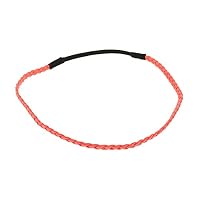 6x Damen Haarbänder – Geflochten, Einfarbig, Samtoptik, Einheitsgröße