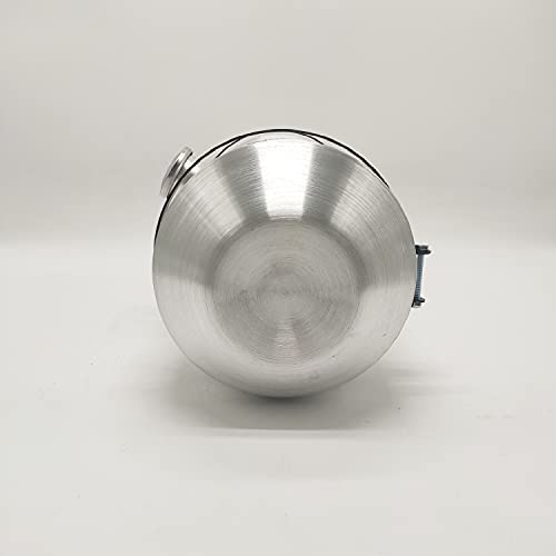JSD AUTO PARTS 7 Gallons 10"x22" Round Spun Aluminum Fuel/Gas Tank Center Fill 1/4" NPT Outlet hotrod ratrod - Thumbnail 5