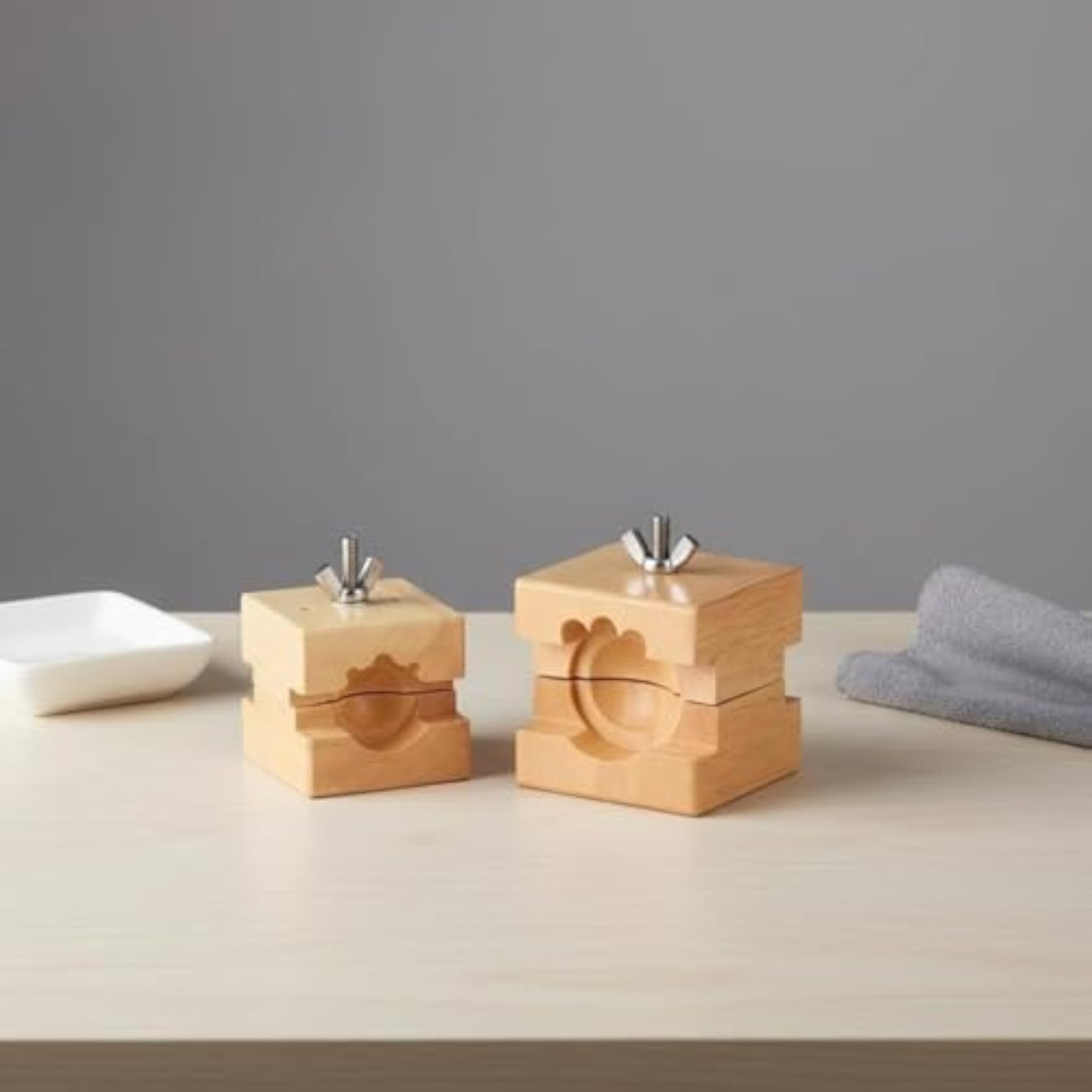 Wooden Watch Dial Holder & Back Opener Tool