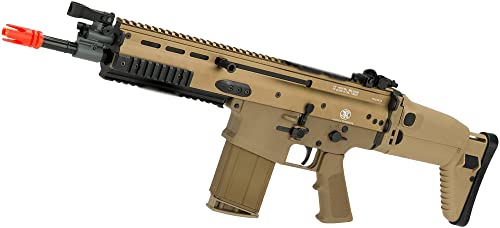 Evike Cybergun FN Scar® H CQB Licensed Gas Blowback Airsoft Rifle by VFC (Color: Flat Dark Earth)