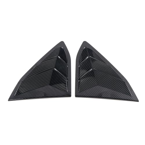 Car Accessories Compatible for Chevrolet Corvette C8 2020 2021 2022 2023 ABS Rear Window Shutter Cover Trim Window Louver Side Vent Trim