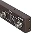 Pumixiy for MIDI Footswitch Controller for M-VAVE Chocolate Plus, Rechargeable 4 Button Portable Metal Wireless BT USB for MIDI Pedal(Brown)