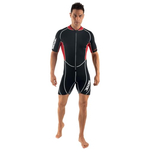 Seac Ciao, Muta Corta da Uomo, Neoprene 2,5 mm per Snorkeling, Subacquea e altre Attività in Acqua