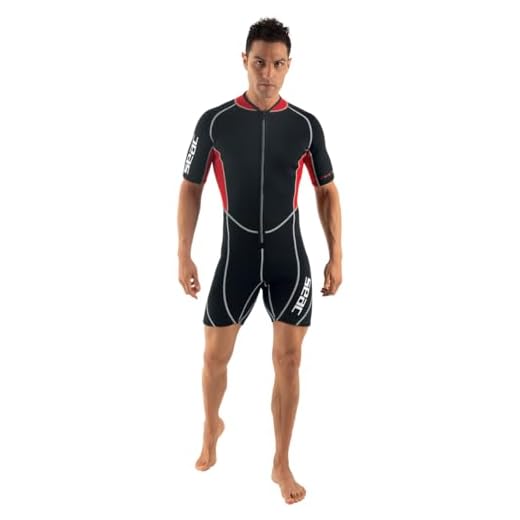 Seac Ciao Man, Kurzarmanzug für Herren aus 2,5 mm-Neopren zum Schnorcheln, Tauchen und andere Wassersportarten