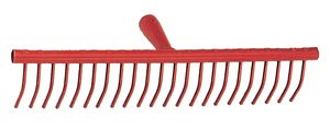 RASTRELLO IN FERRO PER FIENO 20 DENTI TONDI CM.69