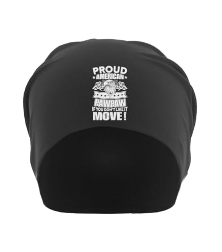 Bonnet souple Proud American en coton contre le vent protège tête léger taille unique