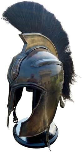 Medieval Greek Achilles Helmet, Movie Replica, 18 Gauge Steel, Halloween Costume Prop