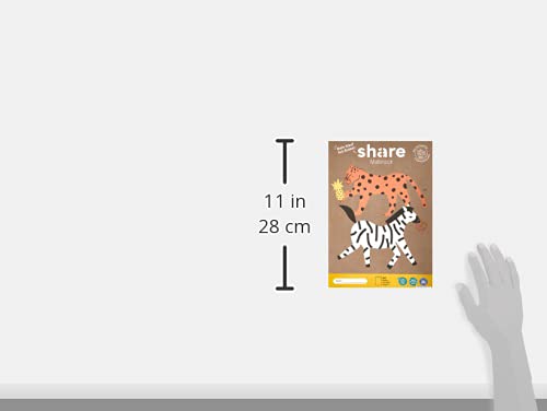 share Malblock A4 für Kinder – Malblock spendet eine Unterrichtsstunde für ein Schulkind – Blauer Engel zertifizierter Zeichenblock A4 aus 100% recyceltem Papier (80g/m²) – weiß/blanko – Bild 4