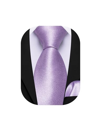 Image of Barry.Wang Boys Ties Pre-Tied Satin Solid Color Kids Tie Pocket Square Set Adjustable Formal Necktie Graduation School