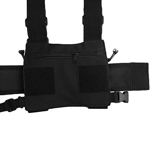 Czdldnxs FBAWYFCL-00024 Multi-Pocket Chest Rig Bag Utility Vest Chest Bag For Men Hands Free Radio Front Pack Pouch Hip Hop Chest Pack Functional Tactical Harness thumb #3