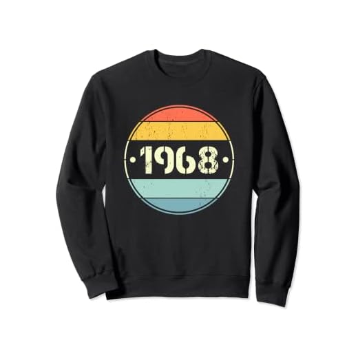 Camisetas vintage de cumpleaños de 1968 para mujer, divertidas camisetas de cumpleaños de 1968 Sudadera