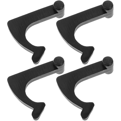 ABOOFAN 4 de Hierro para Tocadiscos Hebillas de Compatibles para Accesorios de Discos de Vinilo Fijadores Estables y Duraderos para Tocadiscos