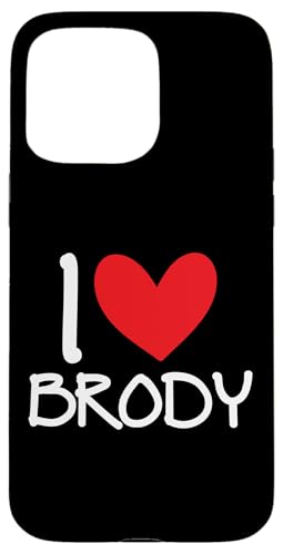 I Love Brody ���O �p�[�\�i���C�Y �����Y �K�C BFF �t�����h �n�[�g �X�}�z�P�[�X iPhone 15 Pro Max �p