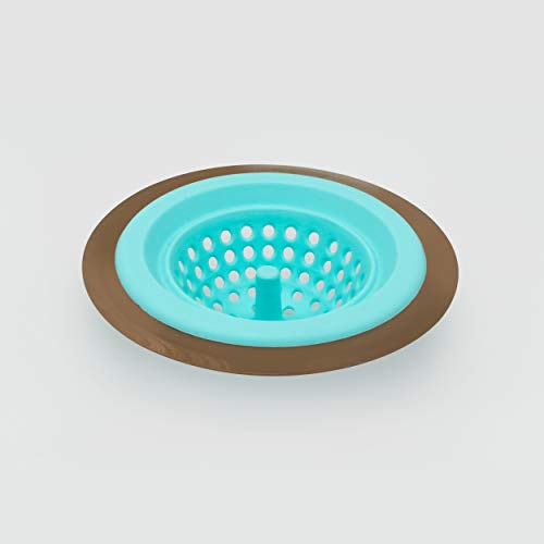Colador de silicona para fregadero 4.5 pulgadas azul miniatura 2