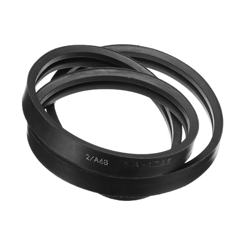 Image of uxcell 2 /A68 or 2 /4L700 Banded V-Belt Classic Wrapped Rubber, 2 Banded /2 Ribs, A Profile, 68 inch(1725mm) Inside Circumference