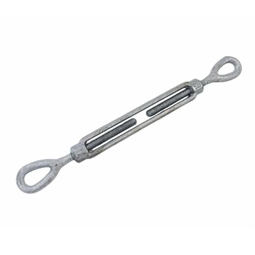 2 Piezas Tensor Marino 5/16" x 4-1/2" Ojo-Ojo Acero Inoxidable T316 Galvanizado Forjado en Caliente Capacidad 800 Lbs miniatura 4