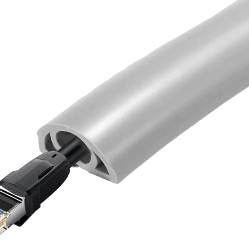 Ocultador autoadhesivo para gestión de cables domésticos y protector