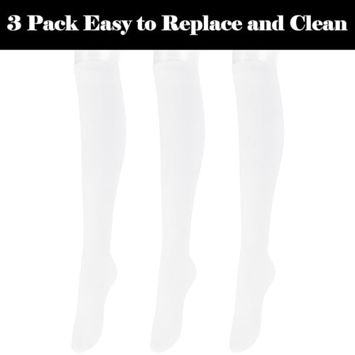 Olreco 3 Pack Womens Knee High Socks for Women Knee Socks for Women Long Sock Woman Tube Sock Halloween Accessories Cotton 5