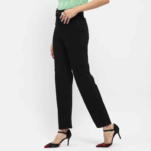 Image of Madame Solid Wide Leg Jeans