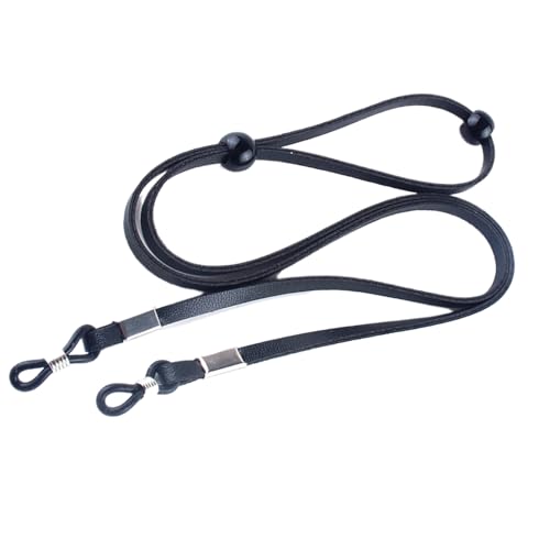 Brillenhalter Um Den Hals – Trageband Aus PU-Leder, Verstellbarer Kettenhalter, Sicheres Brillenband, Halsband-Zubehör Für Outdoor-Aktivitäten | Zuverlässige Brillenunterstützung Für Frauen Beim Sport