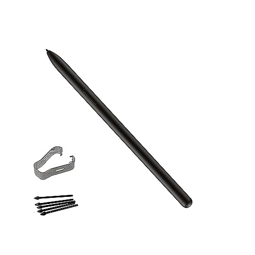 Image of Galaxy Tab S9 Ultra S Pen Replacement for Samsung Galaxy Tab S9 Plus Stylus Pen Replacement Without Bluetooth (Black) + Free 5 Tips for Samsung Galaxy Tab S9 Pen