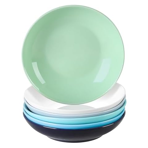 LOVECASA Sweet 6-Piece Deep Soup Plates Cover