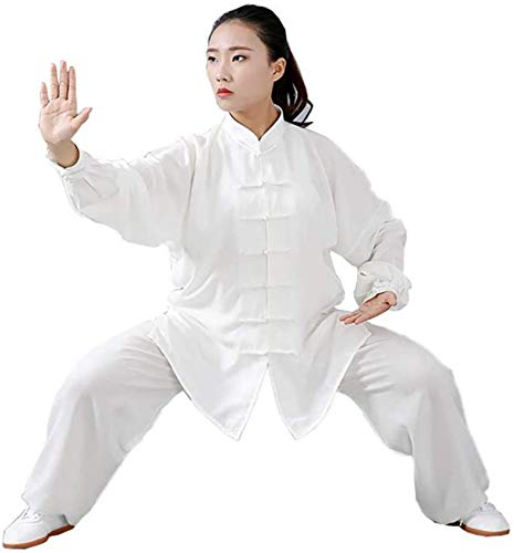 Opiniones y reviews de Ropa de Artes marciales para Hombre los 5 más buscados. 36 HCYY Ropa de Tai Chi Unisex, Uniforme de Kung Fu, Traje de Wushu, Artes Marciales para Mujeres y Hombres - Tops y Pantalones de Chándal